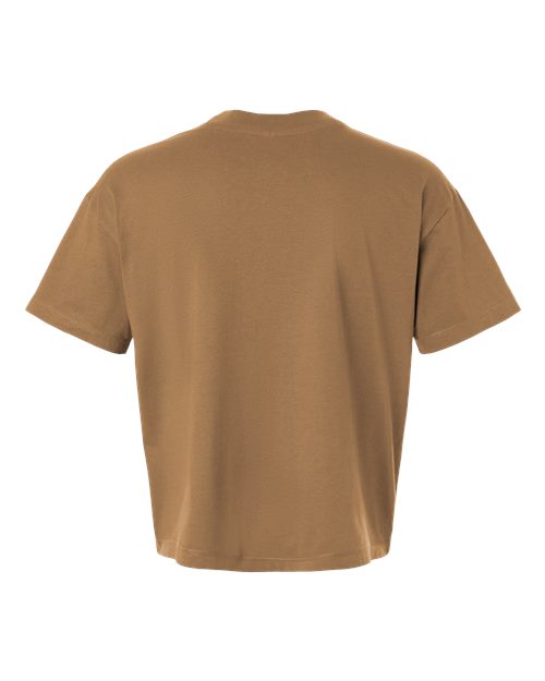 Relaxed Crew Tee - Coyote Brown Back