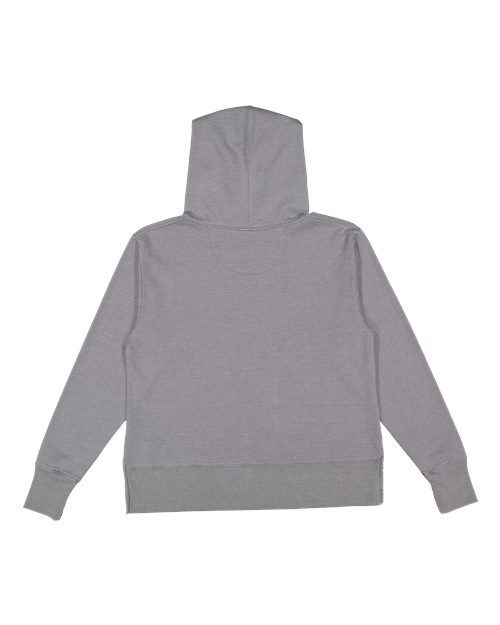 Women's Vintage Wash Hoodie Sweatshirt - Washed Grey Back