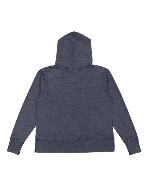 Women's Vintage Wash Hoodie Sweatshirt - Washed Navy Back