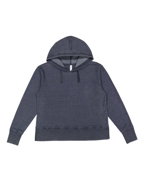 Women's Vintage Wash Hoodie Sweatshirt - Washed Navy Front