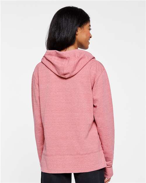 Women's Vintage Wash Hoodie Sweatshirt - Weathered Mauvelous Back