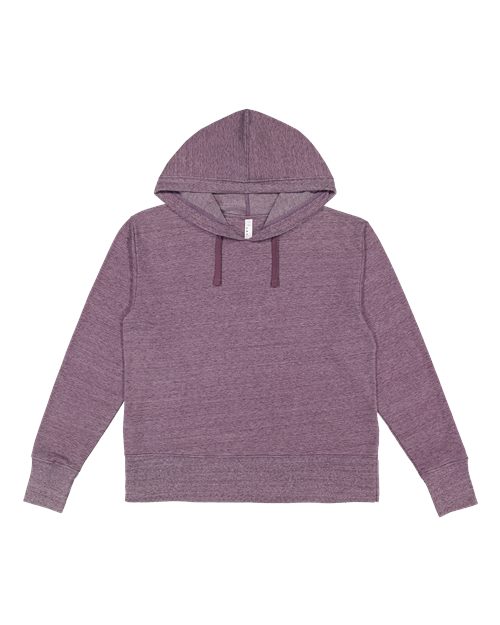 Women's Vintage Wash Hoodie Sweatshirt - Weathered Plum Front