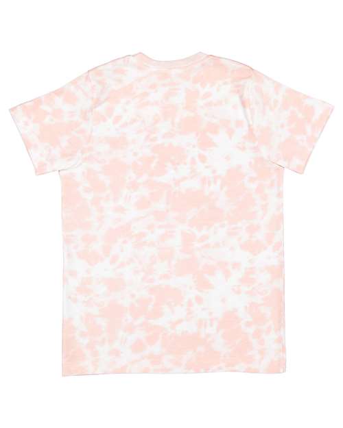 Youth Fine Jersey Tee - Rose Tie Dye Back