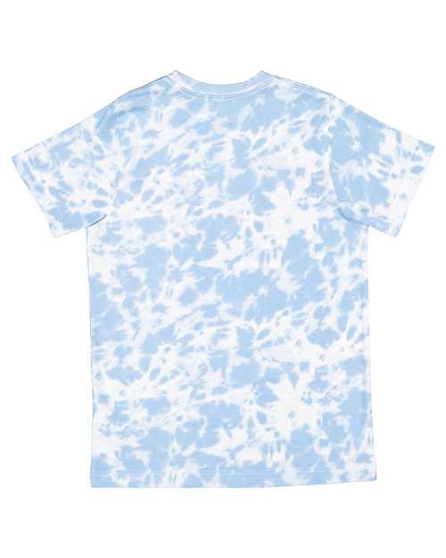 Youth Fine Jersey Tee - Sky Tie Dye Back