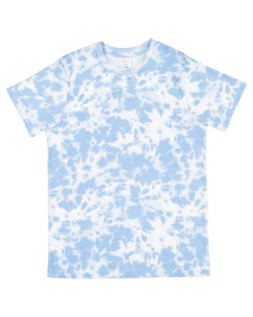 Youth Fine Jersey Tee - Sky Tie Dye Front