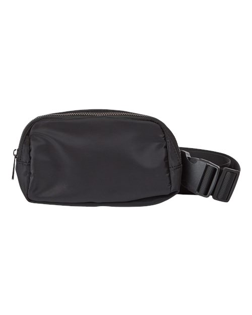 Travel Belt Bag - Black Front