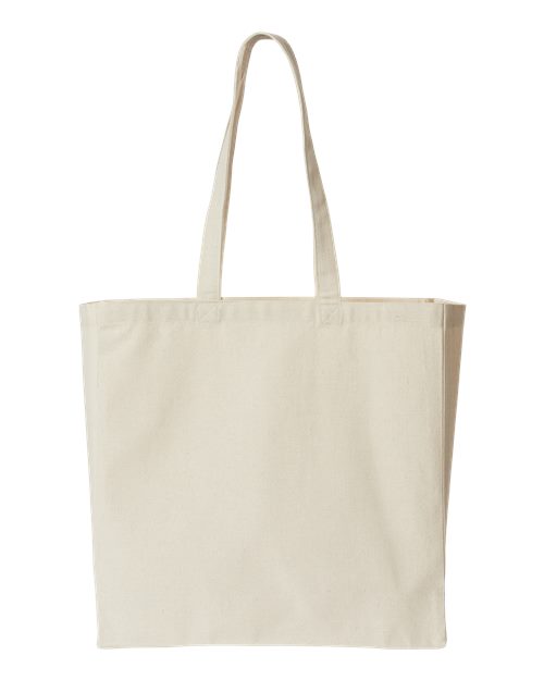 Isabella Midweight Recycled Canvas Tote - Recycled Natural Back