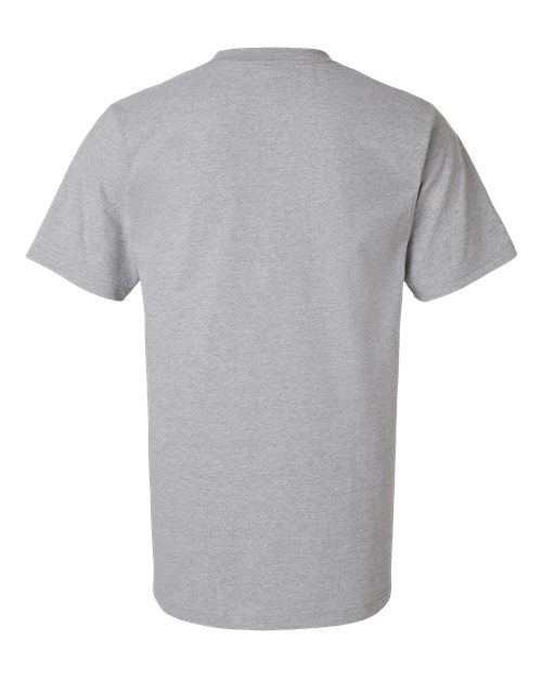 Unisex Heavyweight Street T-Shirt - Heather Grey Back