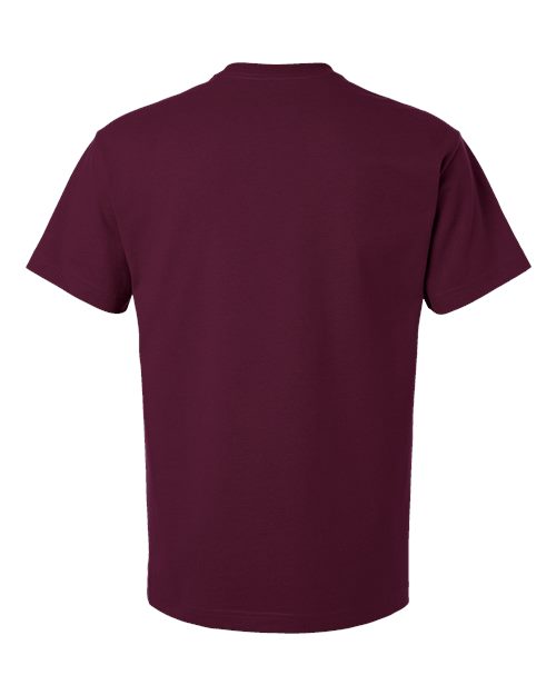 Unisex Super Heavyweight Tee - Burgundy Back