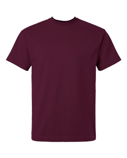 Unisex Super Heavyweight Tee - Burgundy Front