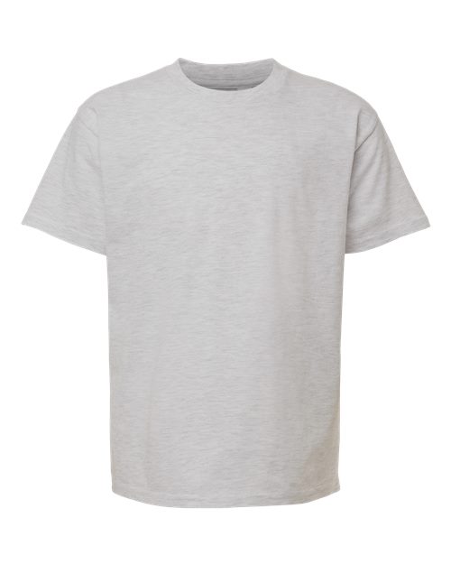 Youth Fine Jersey Tee - Ash Grey Front