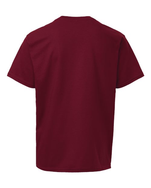 Youth Fine Jersey Tee - Cranberry Back