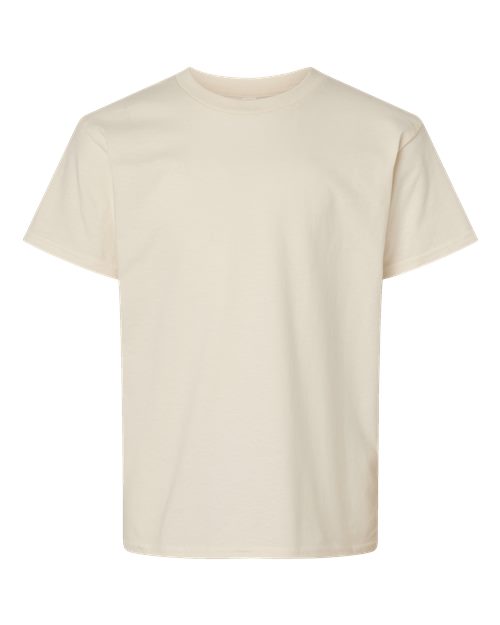 Youth Fine Jersey Tee - Cream Front