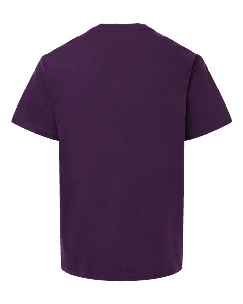 Youth Fine Jersey Tee - Eggplant Back