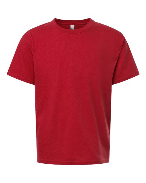 Youth Fine Jersey Tee - Red Front