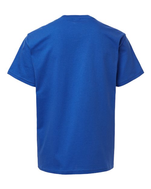 Youth Fine Jersey Tee - Royal Blue Back
