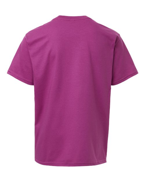 Youth Fine Jersey Tee - Super Pink Back