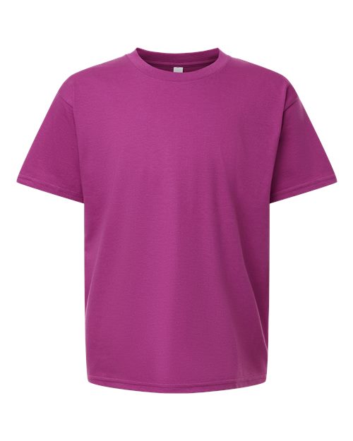 Youth Fine Jersey Tee - Super Pink Front