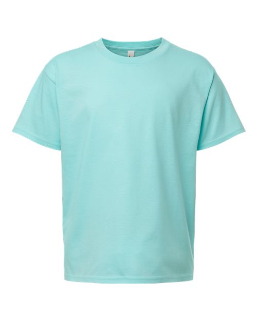Youth Fine Jersey Tee - Celadon Front