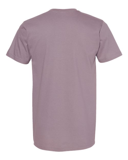 Unisex Fine Jersey Tee - Smokey Violet Back