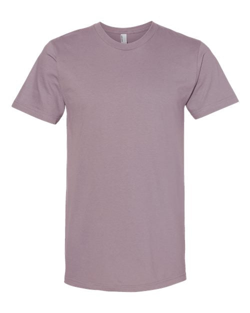 Unisex Fine Jersey Tee - Smokey Violet Front