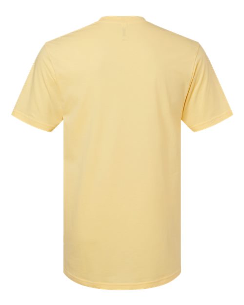 Unisex Fine Jersey Tee - Panna Cotta Back