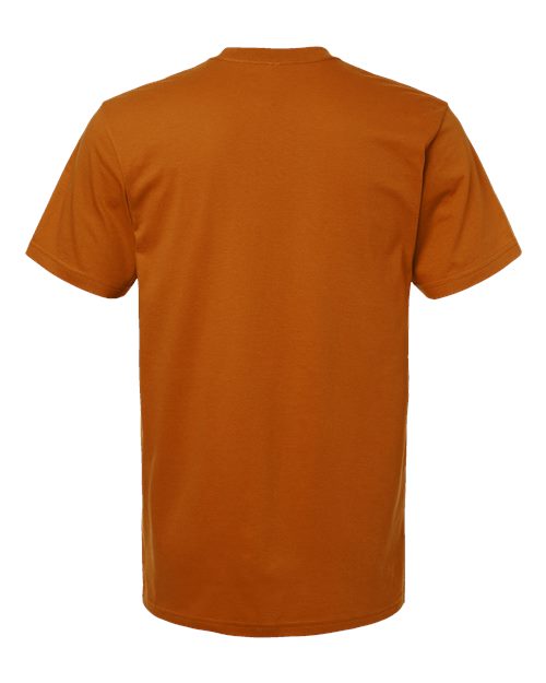Unisex Fine Jersey Tee - Rust Back