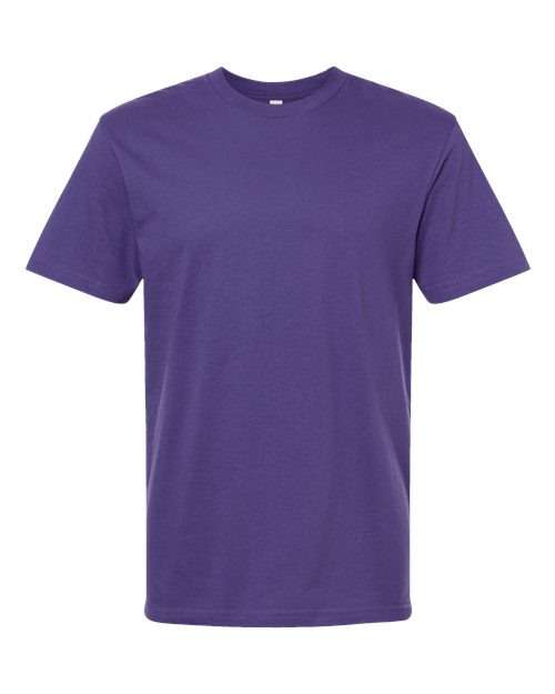 Unisex Fine Jersey Tee - Grape Front