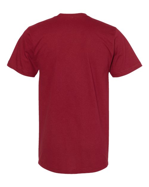 Unisex Fine Jersey Tee - Cardinal Back