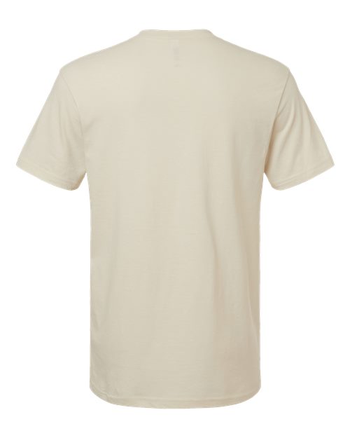 Unisex CVC Tee - Heather Cream Back