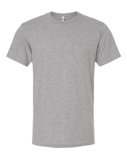 Unisex CVC Tee - Heather Grey Front