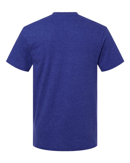 Unisex CVC Tee - Heather Lapis Back