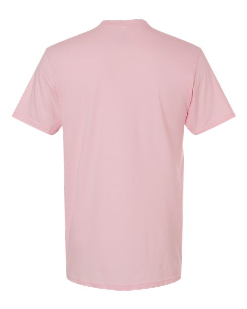 Unisex CVC Tee - Heather Pink Back