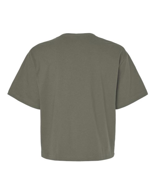 Women's Fine Jersey Boxy Tee - Lieutenant Back