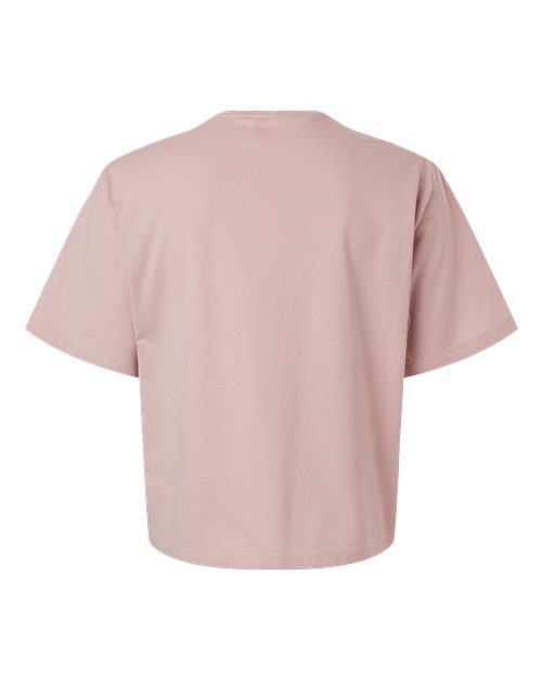 Women's Fine Jersey Boxy Tee - Blush Back