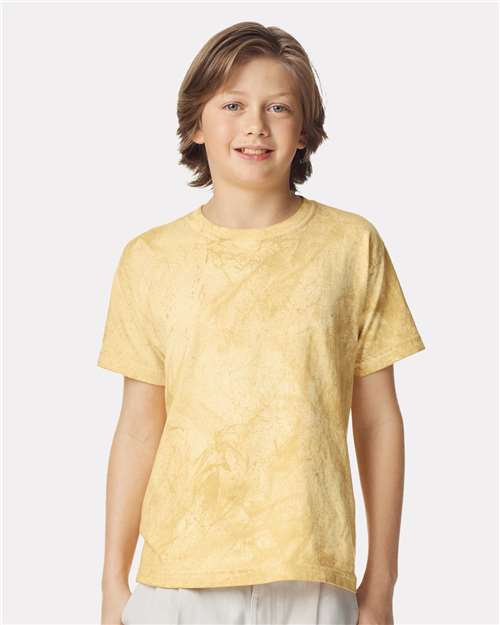 Comfort Colors Youth Colorblast™ Heavyweight T-Shirt - Model Front
