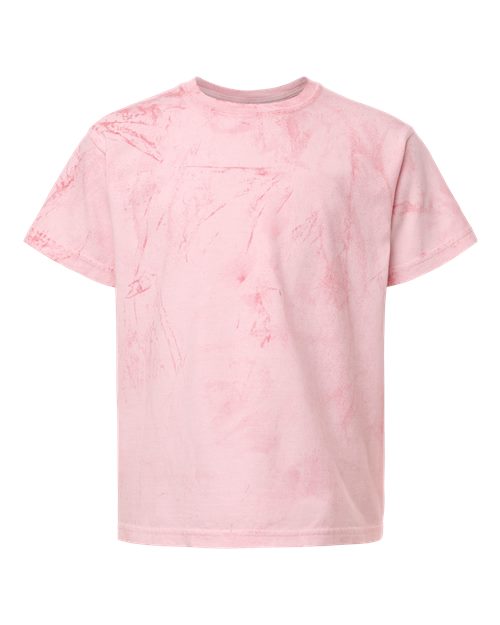 Youth Colorblast™ Heavyweight T-Shirt - Hibiscus Front