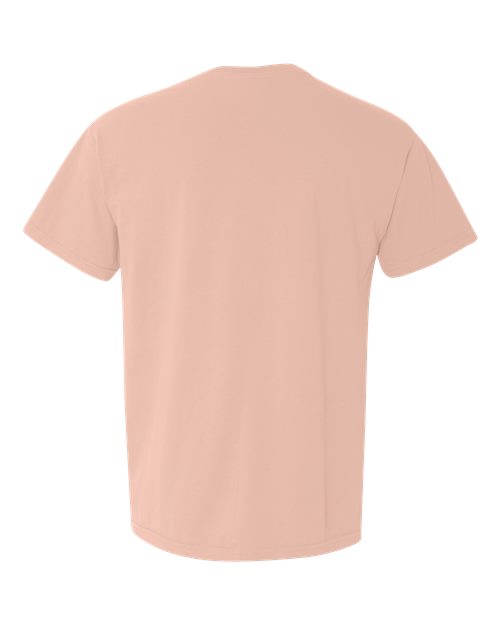 Unisex Garment-Dyed Heavyweight Pocket T-Shirt - Peachy Back