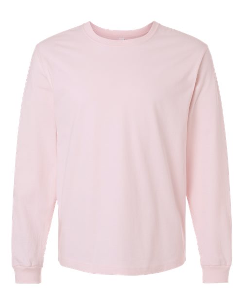 6 oz. Heavyweight Long Sleeve Tee - Soft Pink Front