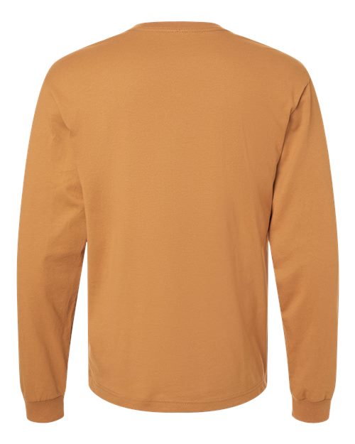 6 oz. Heavyweight Long Sleeve Tee - Toast Back