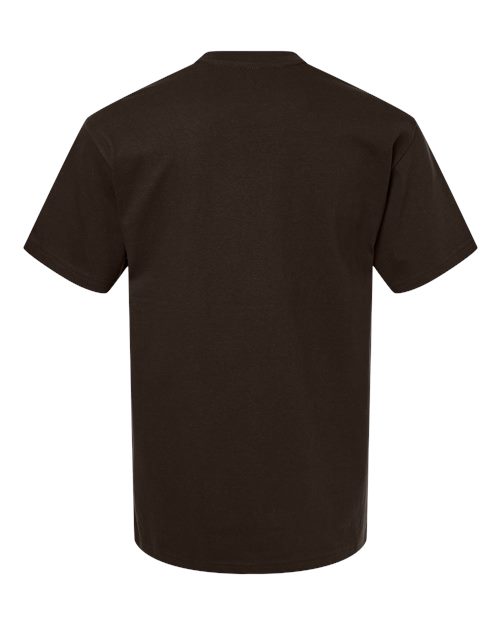 Unisex Hammer™ Maxweight T-Shirt - Dark Chocolate Back