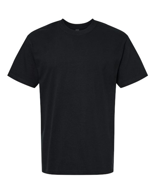 Gildan Unisex Hammer™ Maxweight T-Shirt - Pitch Black Front
