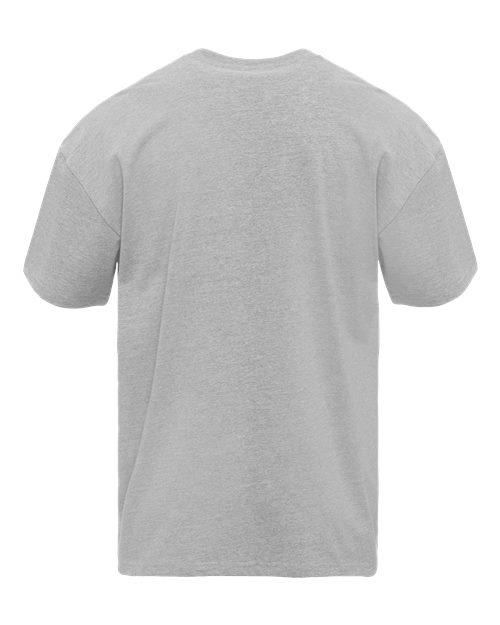 Heavyweight T-Shirt - Heather Grey Back