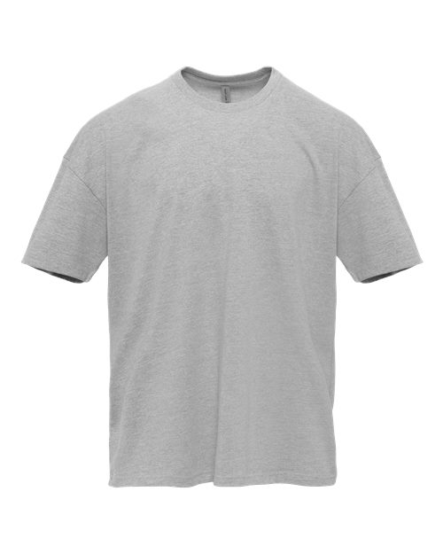 Heavyweight T-Shirt - Heather Grey Front