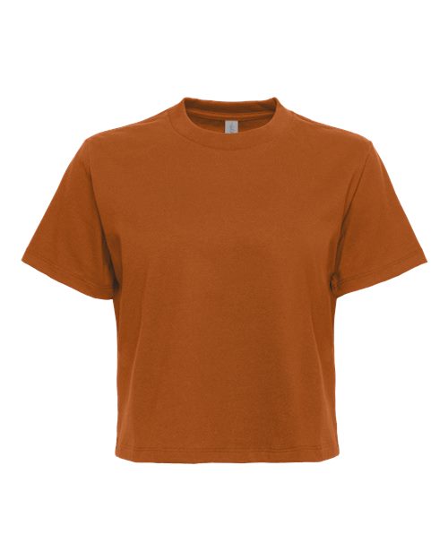 Women's Heavyweight Boxy T-Shirt - Clay Front