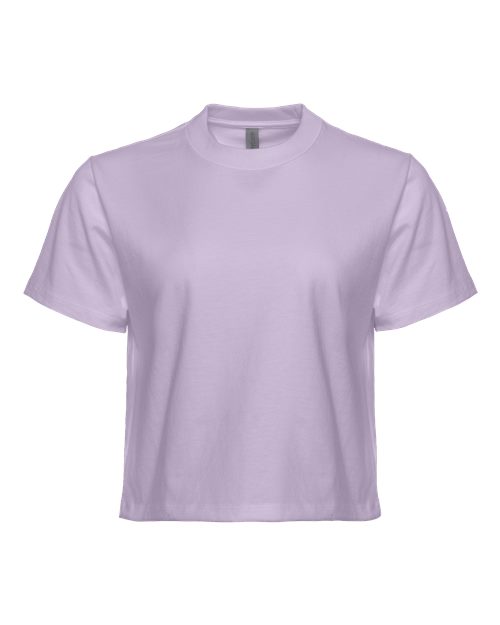 Women's Heavyweight Boxy T-Shirt - Lavender Front
