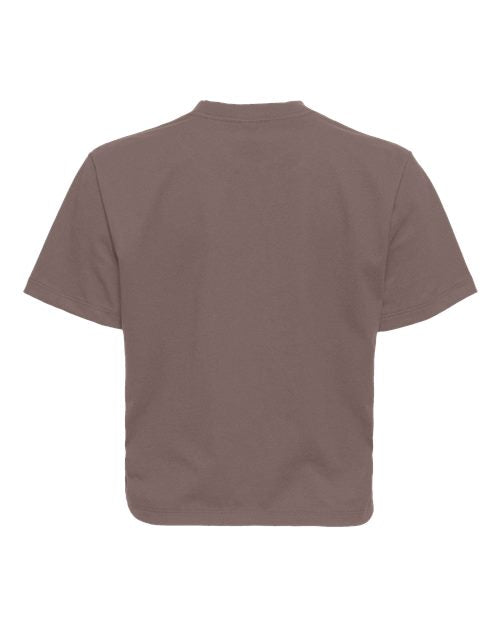 Women's Heavyweight Boxy T-Shirt - Shiitake Back