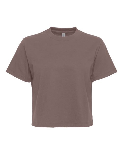 Women's Heavyweight Boxy T-Shirt - Shiitake Front