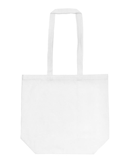 Star of India Midweight Recycled Canvas Tote - White Front