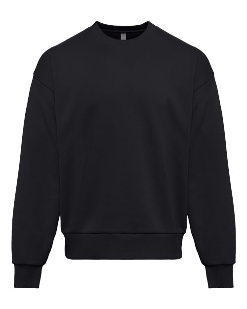 Unisex Heavyweight Crewneck Sweatshirt - Black Front